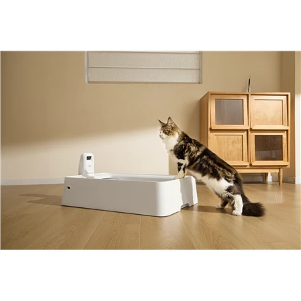 Automatinis katės tualetas Petkit Purobot Purobot Crystal Duo, Baltas +DOVANA Petkit kraikas