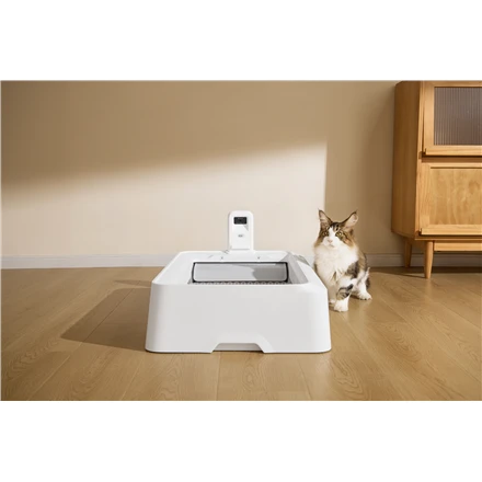 Automatinis katės tualetas Petkit Purobot Purobot Crystal Duo, Baltas +DOVANA Petkit kraikas