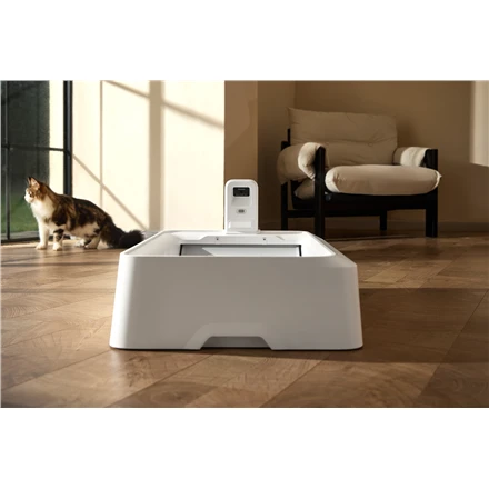 Automatinis katės tualetas Petkit Purobot Purobot Crystal Duo, Baltas +DOVANA Petkit kraikas