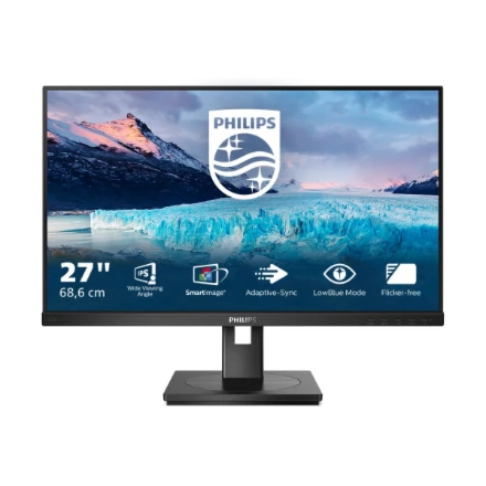 Monitorius Philips 272S1MH/00 S-Line 27inch FHD 75Hz IPS HDCP 1.4 DVI/DP/HDMI