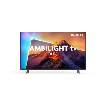 Televizorius Philips 4K QLED Ambilight TV | 43PQS8611/12 | 43" | Smart TV | TITAN OS | UHD | Juodas