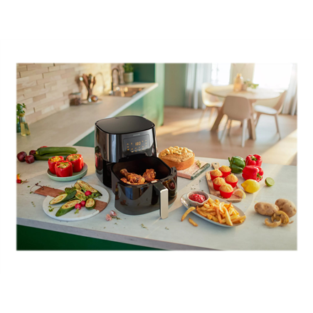 Gruzdintuvė Philips Airfryer XL HD9270/70, 2000 W, Talpa 6.2l, Juodos spalvos