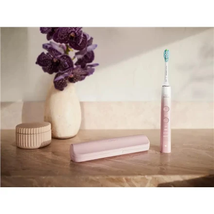 Elektrinis dantų šepetėlis Philips Sonicare DiamondClean 9000 HX9911/84, Rožinis