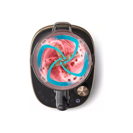Philips Flip&Juice™ Didelio greičio maišytuvas su sulčiaspaudės moduliu HR3770/10, Juodas