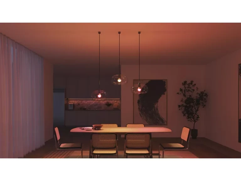 Philips Hue Hue White and Color Ambiance Essential lempučių rinkinys (2x E27 lamputės + jungiklis)