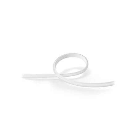 Philips Hue Lightstrip apšvietinimo ilginimo juostelė, 1 m., Baltos spalvos su įvairiaspalve šviesa