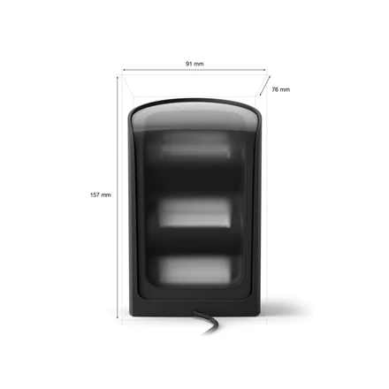 Sieninis šviestuvas Philips HUE Play, Juodas