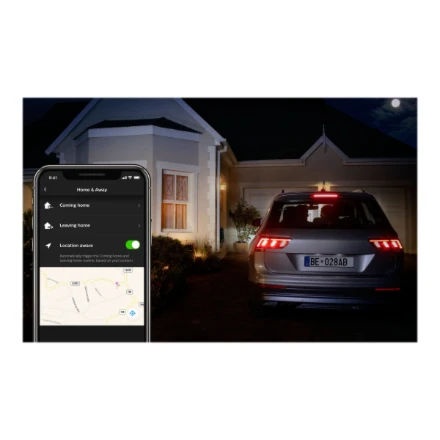 Philips Hue Stulpinis lauko šviestuvas Turaco (Baltos šviesos)