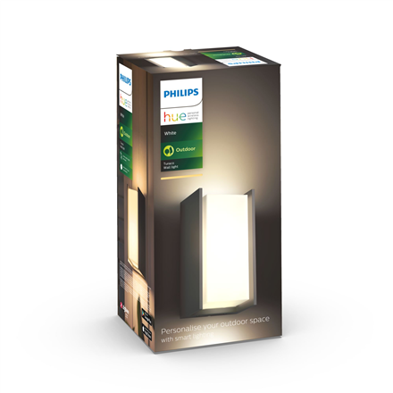 Sieninis šviestuvas Philips Hue balta Sieninis lauko šviestuvas „Turaco“