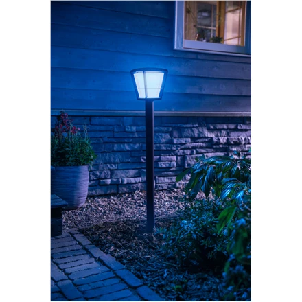 Philips Hue Baltas and colour ambience „Econic” stulpinis lauko šviestuvas