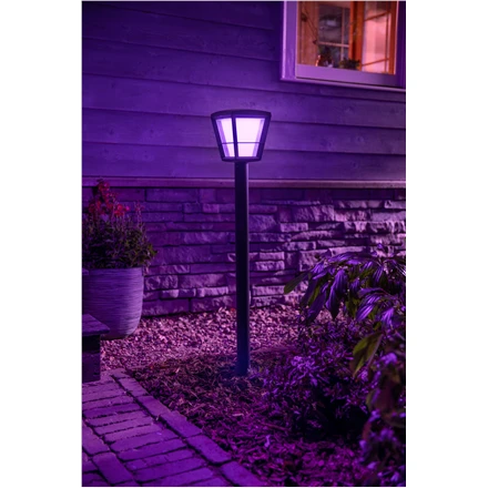 Philips Hue Baltas and colour ambience „Econic” stulpinis lauko šviestuvas