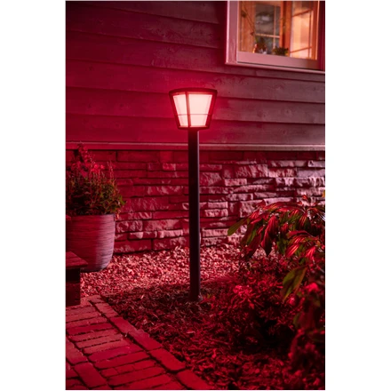 Philips Hue Baltas and colour ambience „Econic” stulpinis lauko šviestuvas
