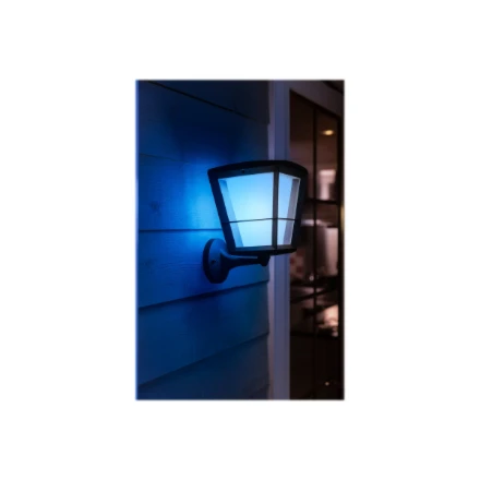 Philips Hue Econic Sieninis lauko šviestuvas (Baltas ir spalvotas)