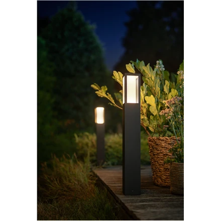 Philips Hue Impress stulpinis lauko šviestuvas (Baltas ir spalvotas)