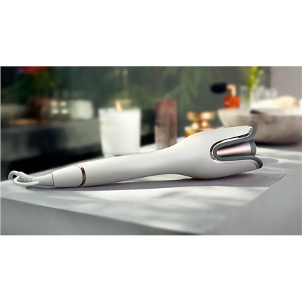 „Philips MoistureProtect Auto“ suktukas BHB878/00 Keraminė kaitinimo sistema, Jonizavimo funkcija, Temperatūra (min.) 170 °C, Temperatūra (maks.) 210 °C, Baltas