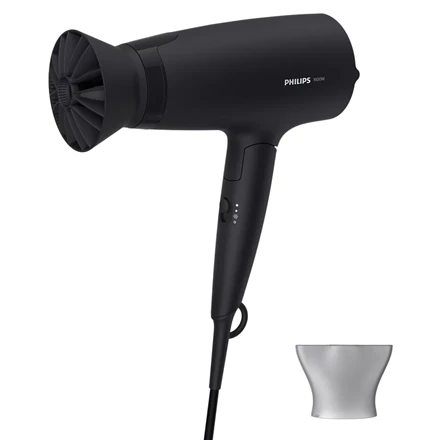 Plaukų džiovintuvas Philips 3000 serija BHD308/10, Juodos spalvos aprašymas - Prekės nuotrauka