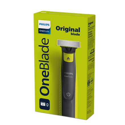 Philips | Skustuvas/kirptuvas, veido | QP2724/20 OneBlade | Veikimo laikas (maks.) 45 min | Drėgnas ir sausas | NiMH | Pilka/žalia