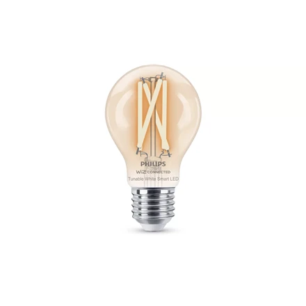 Philips Smart Smart LED Filament A60 Bulb, 2 Pack | E27 | 7 W | Tunable baltas | Bluetooth, WiFi (2.4GHz)