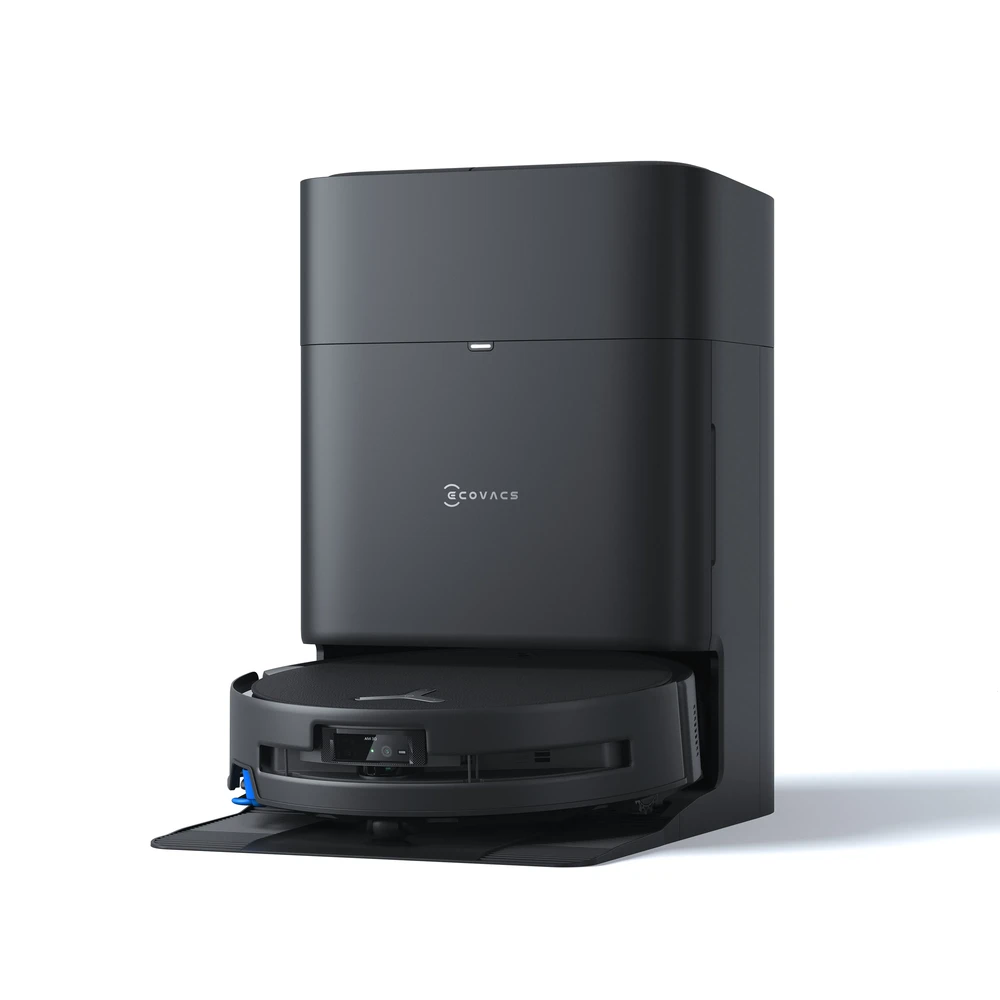 Plaunantis dulkių siurblys robotas Ecovacs DEEBOT T80S OMNI, juodos spalvos