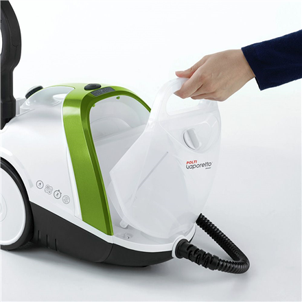 Polti | Garų valytuvas | PTEU0317 Vaporetto Smart 110 Eco | Galia 1500 W | Garų slėgis 4 bar | Vanduo bako talpa 2 L | Baltas/Žalias