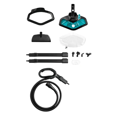 Polti | Garų valytuvas | PTEU0277 Vaporetto Smart 100_T | Galia 1500 W | Garų slėgis 4 bar | Vanduo bako talpa 2 L | Baltas