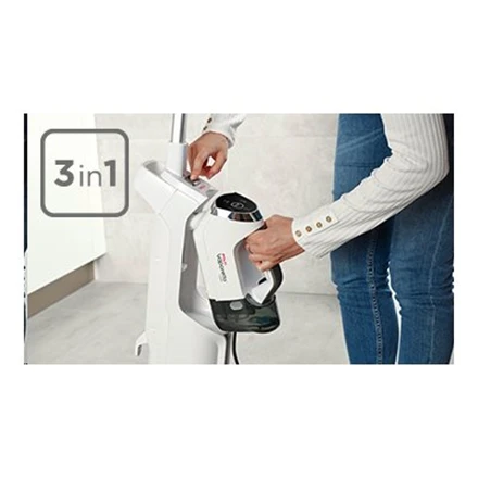 Polti | Garų valytuvas | PTEU0295 Vaporetto 3 Clean 3-in-1 | Galia 1800 W | Garų slėgis Netaikomas baras | Vanduo bako talpa 0,5 L | Baltas