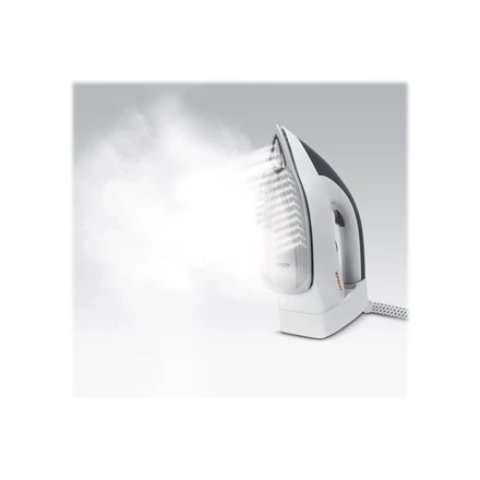 Polti | PLEU0238 Vaporella Simply VS10.10 | Lygintuvas su garų generatoriumi | 1,5 l | baras | 2200 W | Vanduo bako talpa (ml) | Kalkių šalinimo funkcija | Pilkas/Baltas | Automatinis išsijungimas | Vertikalaus garo funkcija