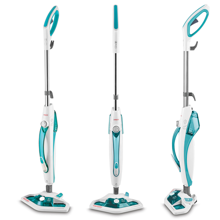 Polti | Garinė šluota | PTEU0282 Vaporetto SV450_Double | Garinė šluota ir rankinis garinis valytuvas | 1500 W | Veikimo spindulys 7,5 m | Baltas