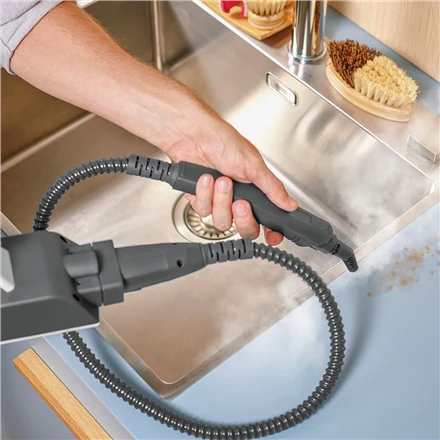 Polti | Garų šluota su integruotu nešiojamu valikliu | PTEU0305 Vaporetto SV620 Style 2-in-1 | Galia 1500 W | Garų slėgis Netaikomas baras | Vanduo bako talpa 0,5 L | Mėlyna/Baltas