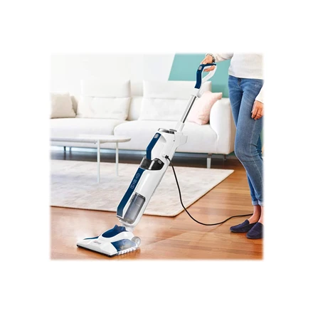 Polti | Vakuuminis garų šluota su nešiojamu garų valytuvu | PTEU0299 Vaporetto 3 Clean_Blue | Galia 1800 W | Garų slėgis Netaikomas baras | Vanduo bako talpa 0,5 L | Baltas/Mėlyna