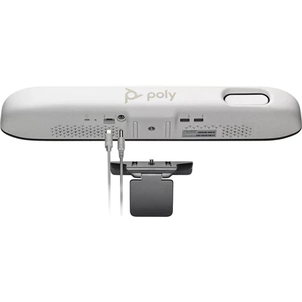 „Poly Studio R30“, garso / vaizdo USB juosta, su automatinio sekimo 120 laipsnių FOV 4K kamera, integruotu garsiakalbiu ir mikrofonu R30