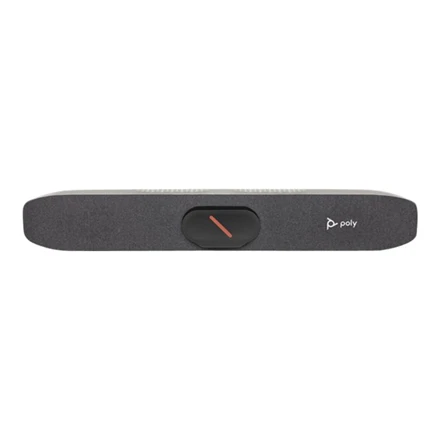 „Poly Studio R30“, garso / vaizdo USB juosta, su automatinio sekimo 120 laipsnių FOV 4K kamera, integruotu garsiakalbiu ir mikrofonu R30