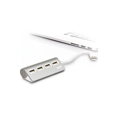 Port Designs USB šakotuvas PORT, 4 jungtys, USB 2.0