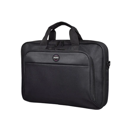 PORT DESIGNS HANOI II CLAMSHELL 13/14 Briefcase, Juodas | PORT DESIGNS | Nešiojamas kompiuteris case | HANOI II Clamshell | Notebook | Shoulder strap | Juodas
