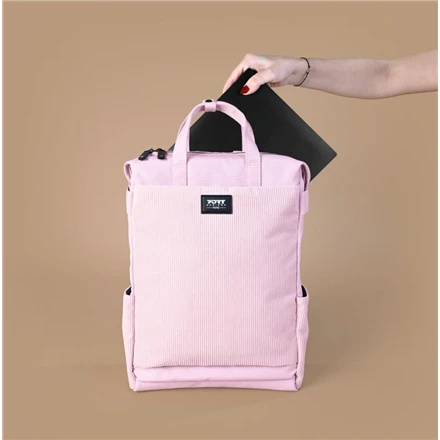 PORT DESIGNS MILANO II ECO TOTEPACK, kuprinė NB 14–16 colių, rausvai rožinė