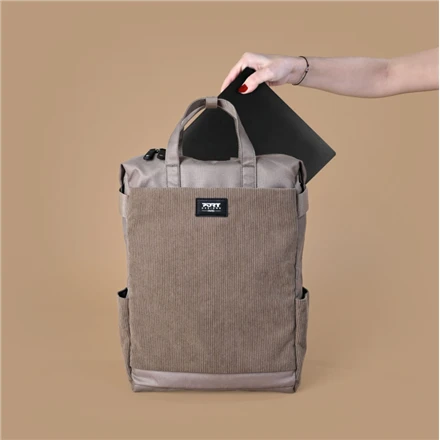 PORT DESIGNS MILANO II ECO TOTEPACK, kuprinė NB 14–16 colių, dykumos ruda