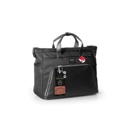 PORT DESIGNS Muse Signature ECO nešiojamojo kompiuterio krepšys 16”, su kišene, Juodas