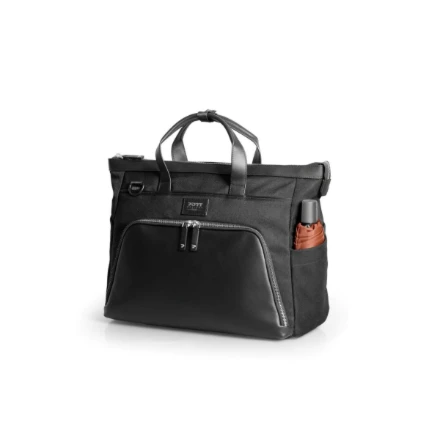 PORT DESIGNS Muse Signature ECO nešiojamojo kompiuterio krepšys 16”, su kišene, Juodas