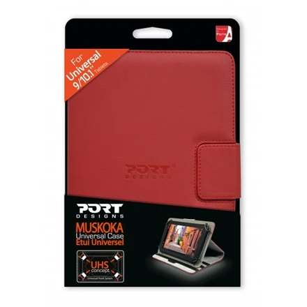 PORT DESIGNS MUSKOKA Universal 10 ", Raudona, Folio