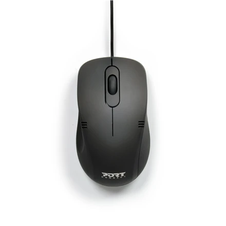 PORT DESIGNS PRO Pelė 900400-P Juodas, Optinė USB pelė
