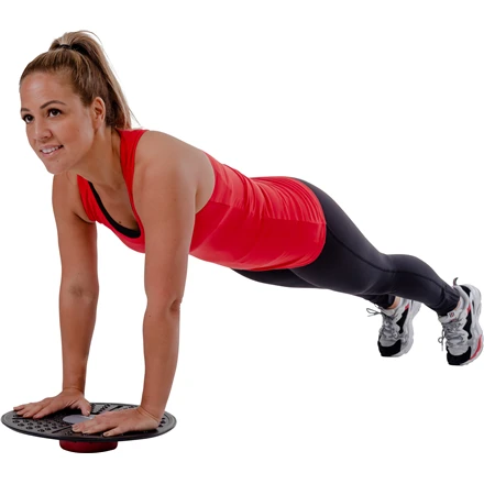 Pure2Improve | Adjustable Balance Board | Juodas/Raudona