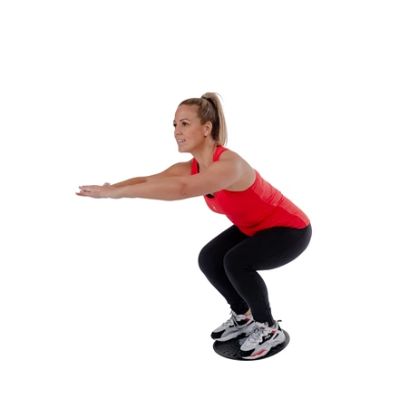 Pure2Improve | Adjustable Balance Board | Juodas/Raudona