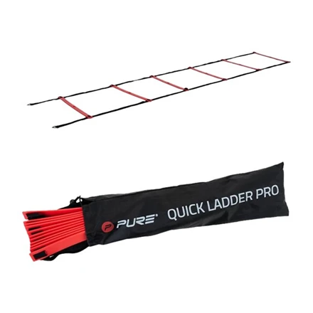 Pure2Improve | Agility Ladder Pro | Juodas/Raudona