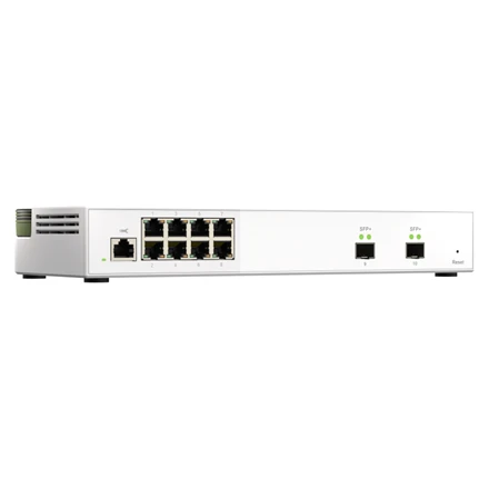 QNAP QSW-M2108-2S komutatorius su jungčių išdėstymu