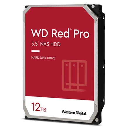 Sandisk „Western Digital Raudona Pro“ vidinis kietasis diskas, 12 TB, 7200 RPM, 512 MB, 3,5 colio, „Serial ATA III“