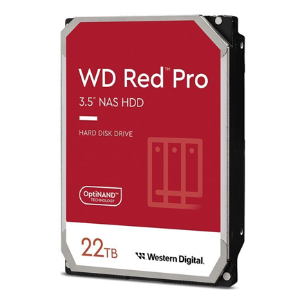 Sandisk Kietasis diskas - Western Digital Raudona Pro 3,5" 22000 GB Serial ATA III