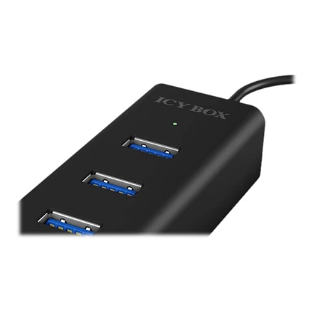 ICYBOX IB-HUB1409-U3 Icy Box 4x Port USB 3.0 Hub, Juodas