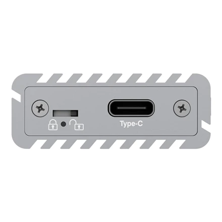 ICYBOX IB-1817Ma-C31 Icy Box Išorinis korpusas skirtas M.2 NVMe SSD, USB 3.1 Type-C, Sidabrinis