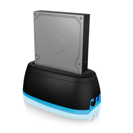 Raidsonic Icy Box IB-1124L-C3 1 Bay SATA SSD / HDD prijungimo stotis