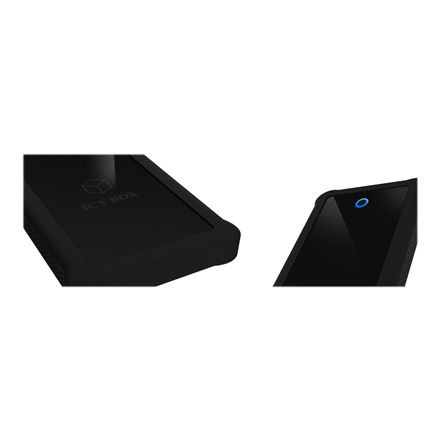 ICYBOX IB-233U3-B Icy Box Išorinis korpusas skirtas 2,5 SATA HDD/SSD, USB 3.0, Juodas